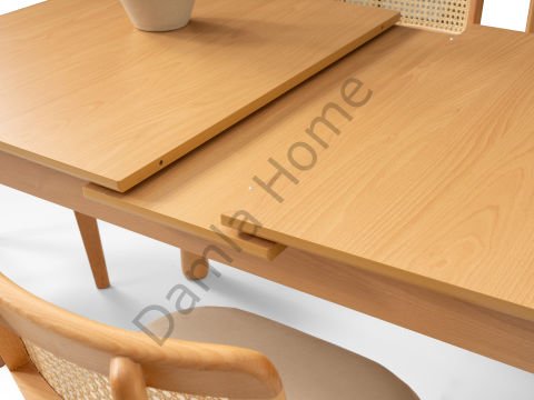 Safir Masa Sandalye Takımı - Kayın/Naturel