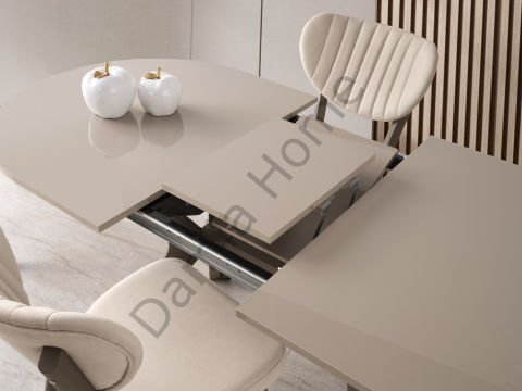 Haliç Masa Sandalye Takımı - Cappucino