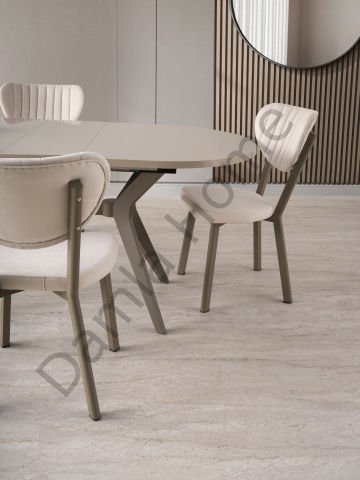 Haliç Masa Sandalye Takımı - Cappucino