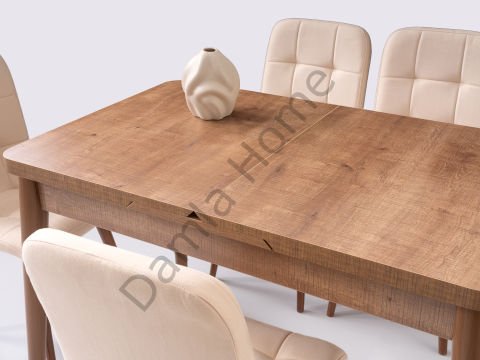 Nisa Masa Sandalye Takımı - Ceviz