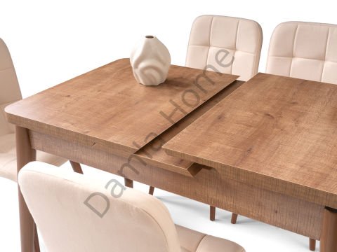 Nisa Masa Sandalye Takımı - Ceviz