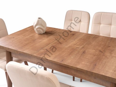 Nisa Masa Sandalye Takımı - Ceviz